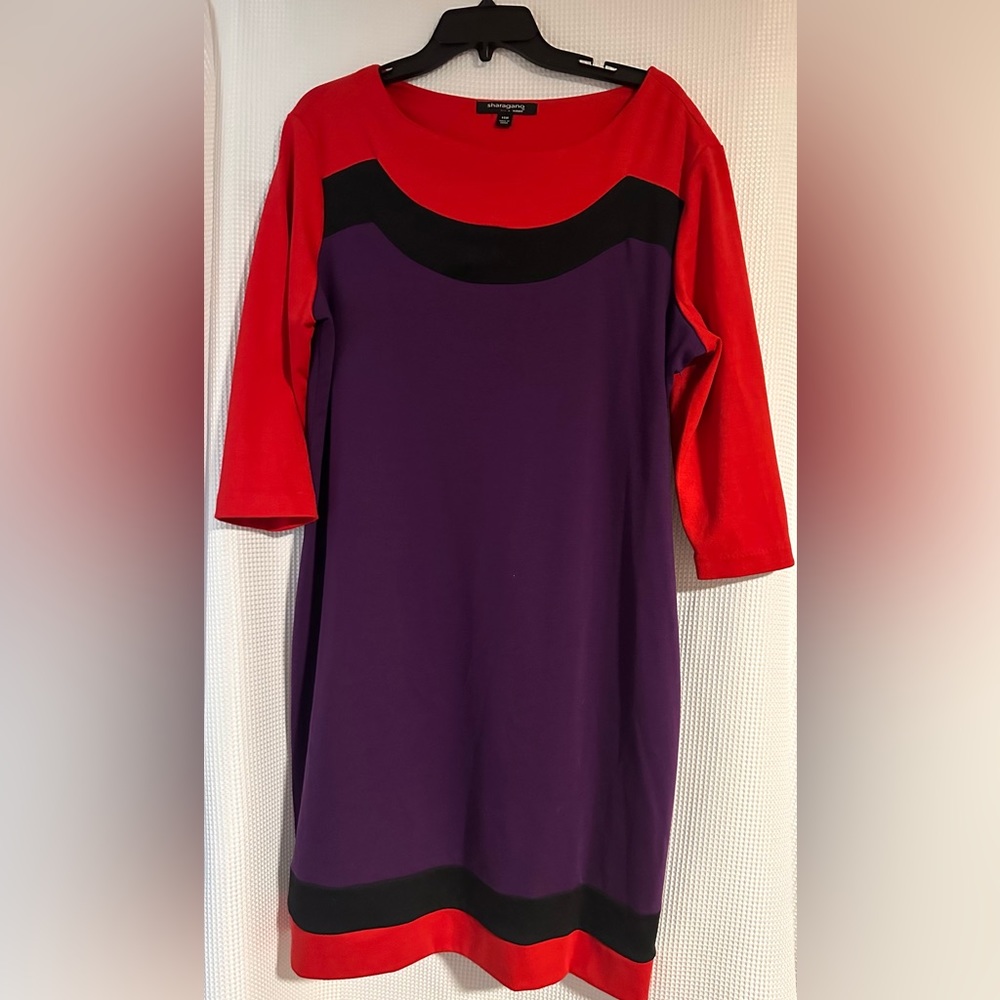 Dress red and purple, coctel